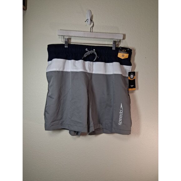 NWT Speedo Swimsuit Trunks Board Shorts Beach Summer Pool Men's Size XL - Picture 1 of 7